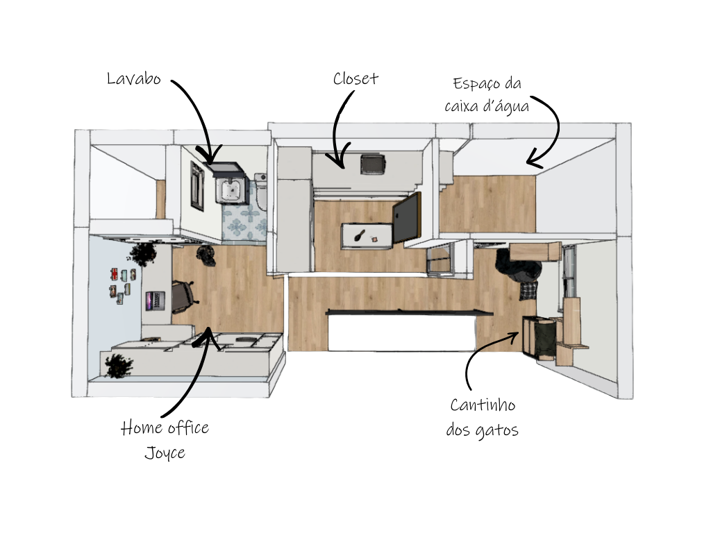 Planta do Pavimento Superior